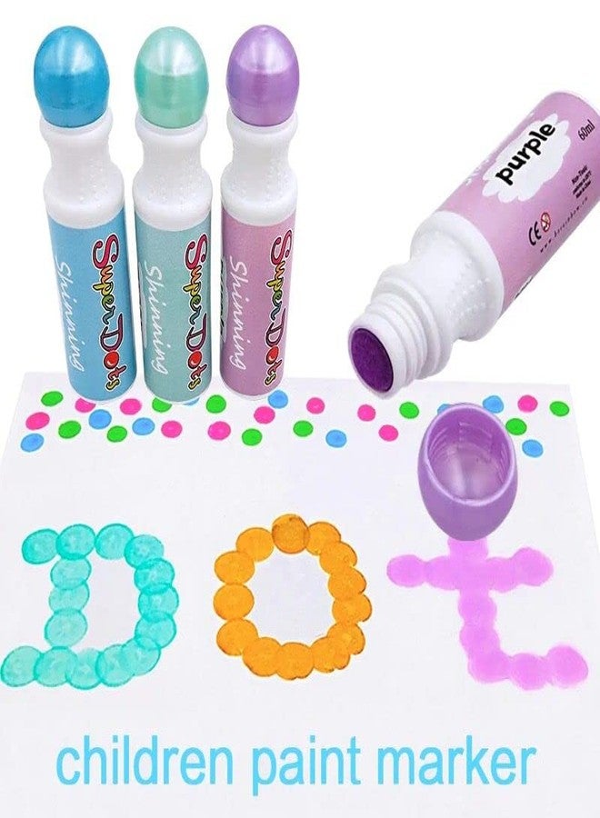 PATHOS INDIA Washable Dot Markers for Toddlers and Kids’ Bingo Daubers Dot Paint. Toddler Art Supplies.(18MM 60ML) - Image 2